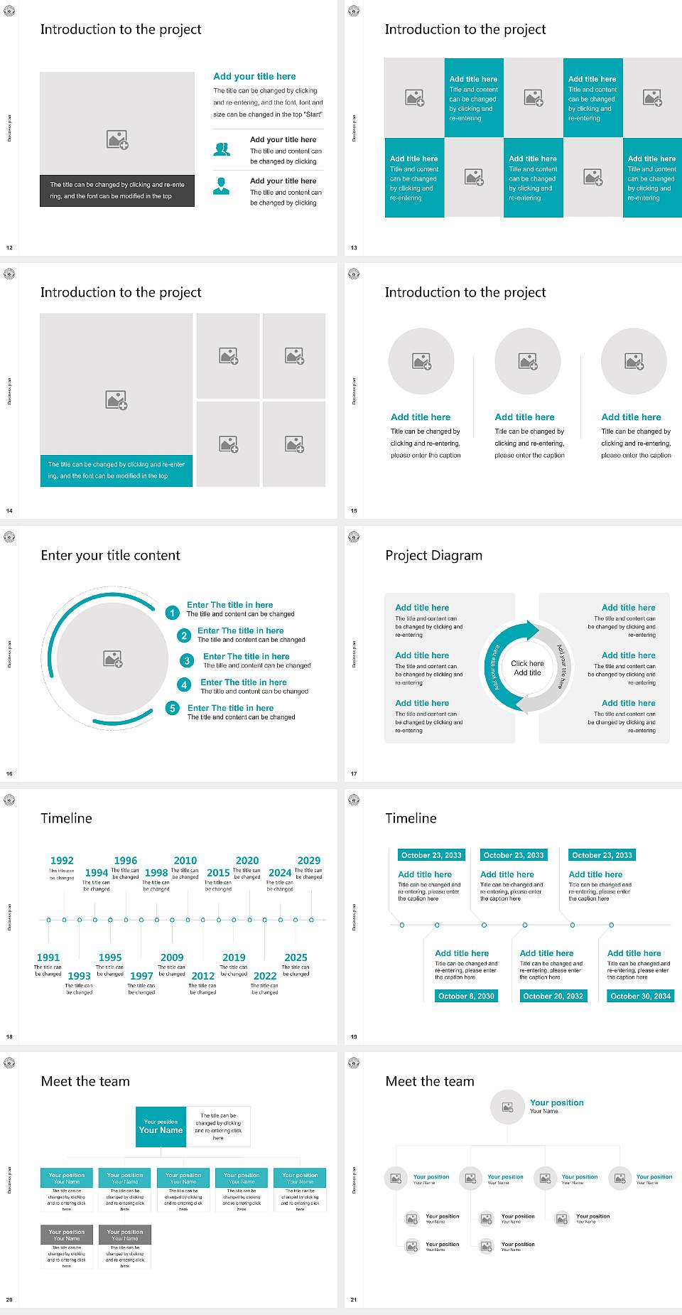 Inje University Competition/Entrepreneurship Contest PPT Template4:3 ratio PPT effect preview image3