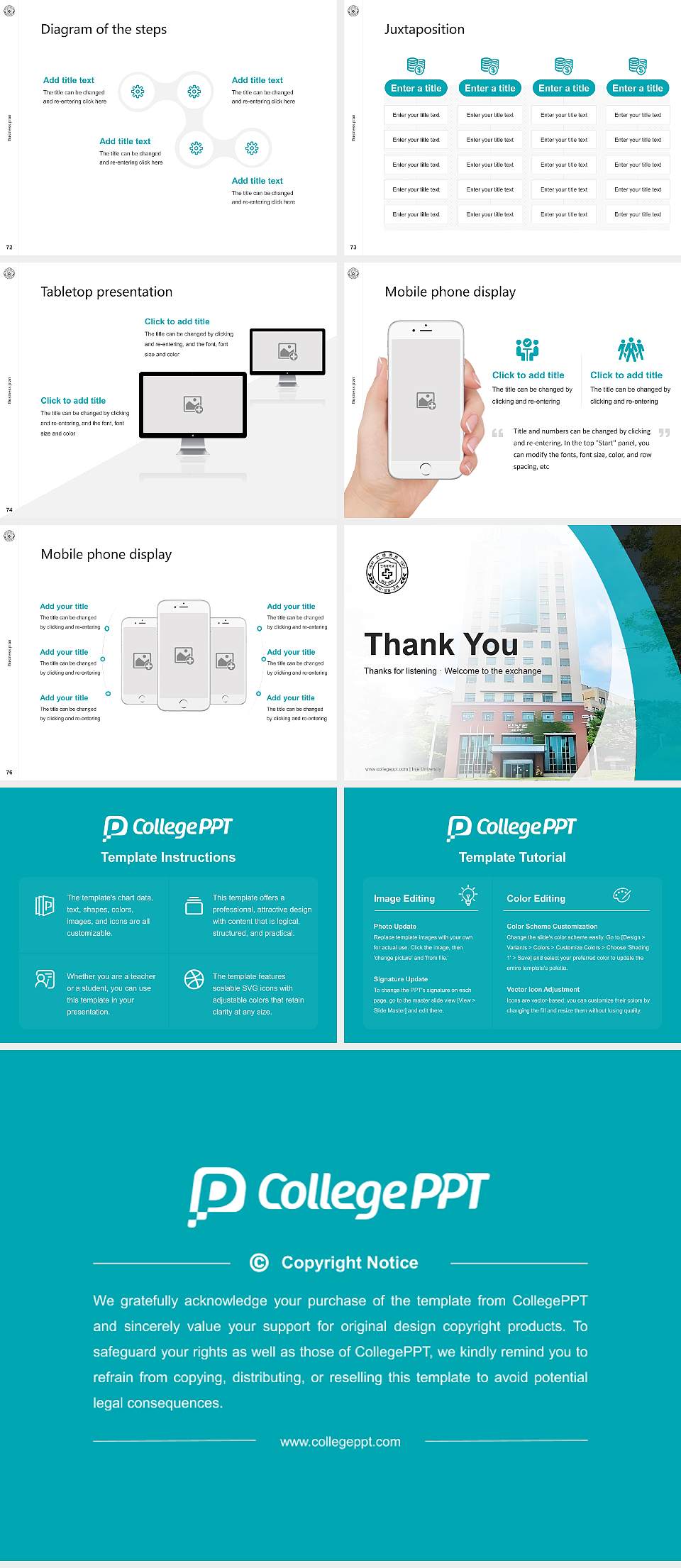 Inje University Competition/Entrepreneurship Contest PPT Template4:3 ratio PPT effect preview image9