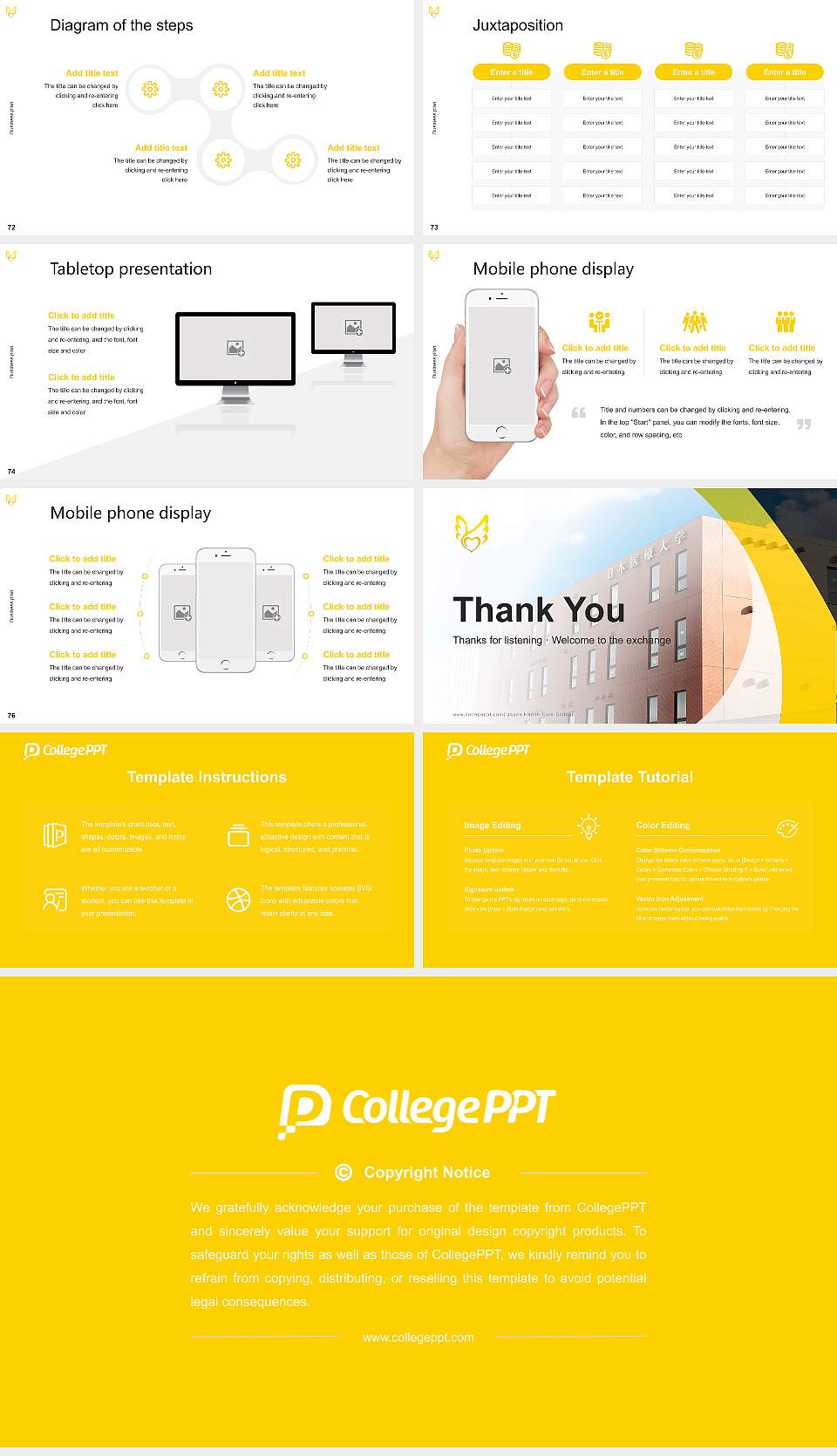 Japan Health Care College Competition/Entrepreneurship Contest PPT Template16:9 ratio PPT effect preview image9