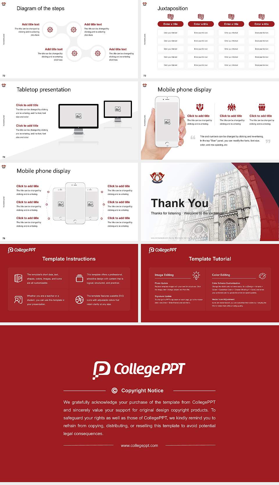 Kyung Hee Cyber University Competition/Entrepreneurship Contest PPT Template16:9 ratio PPT effect preview image9