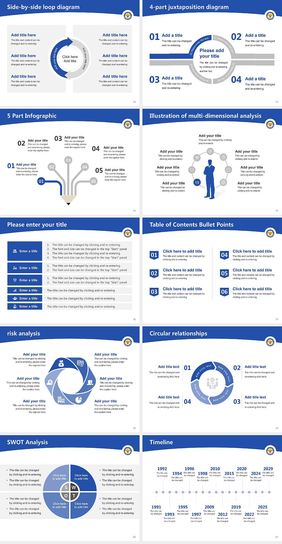 Korea National Police University Academic Presentation/Research Findings Report PPT Template4:3 ratio PPT effect preview image3