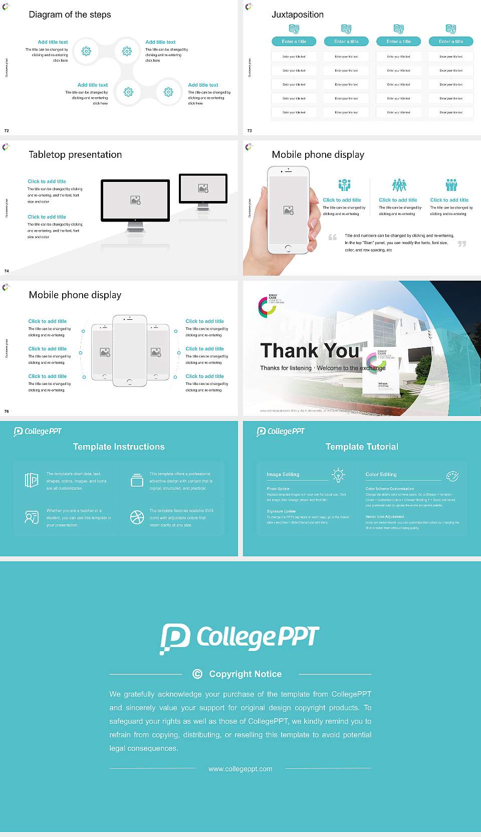 Emily Carr University of Art and Design Competition/Entrepreneurship Contest PPT Template16:9 ratio PPT effect preview image9
