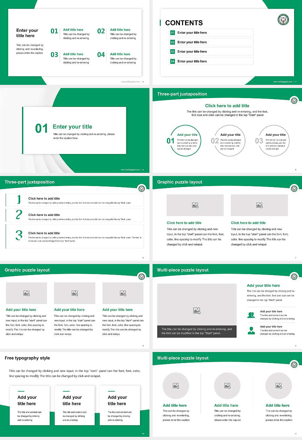 Pyeongtaek University Academic Presentation/Research Findings Report PPT Template16:9 ratio PPT effect preview image2