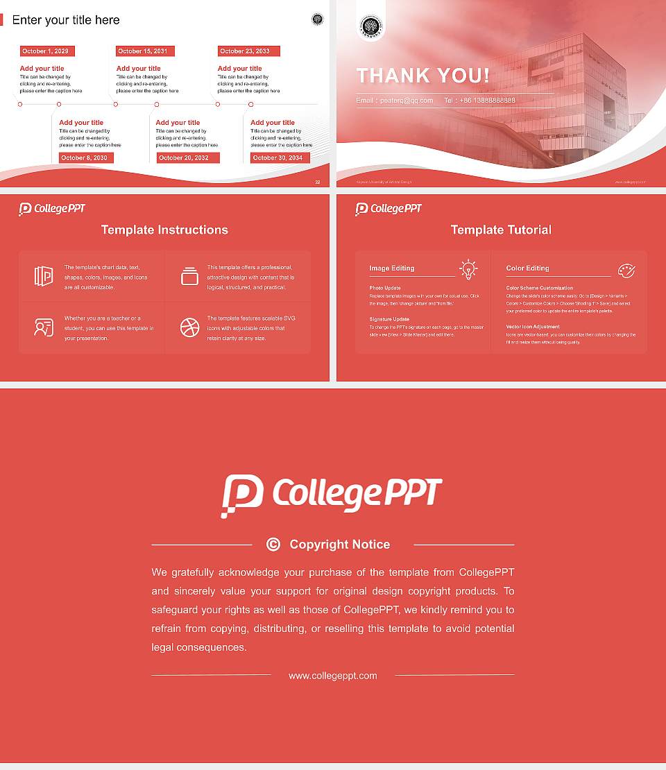 Kaywon University of Art and Design Lecture Sharing and Networking Event PPT Template16:9 ratio PPT effect preview image4