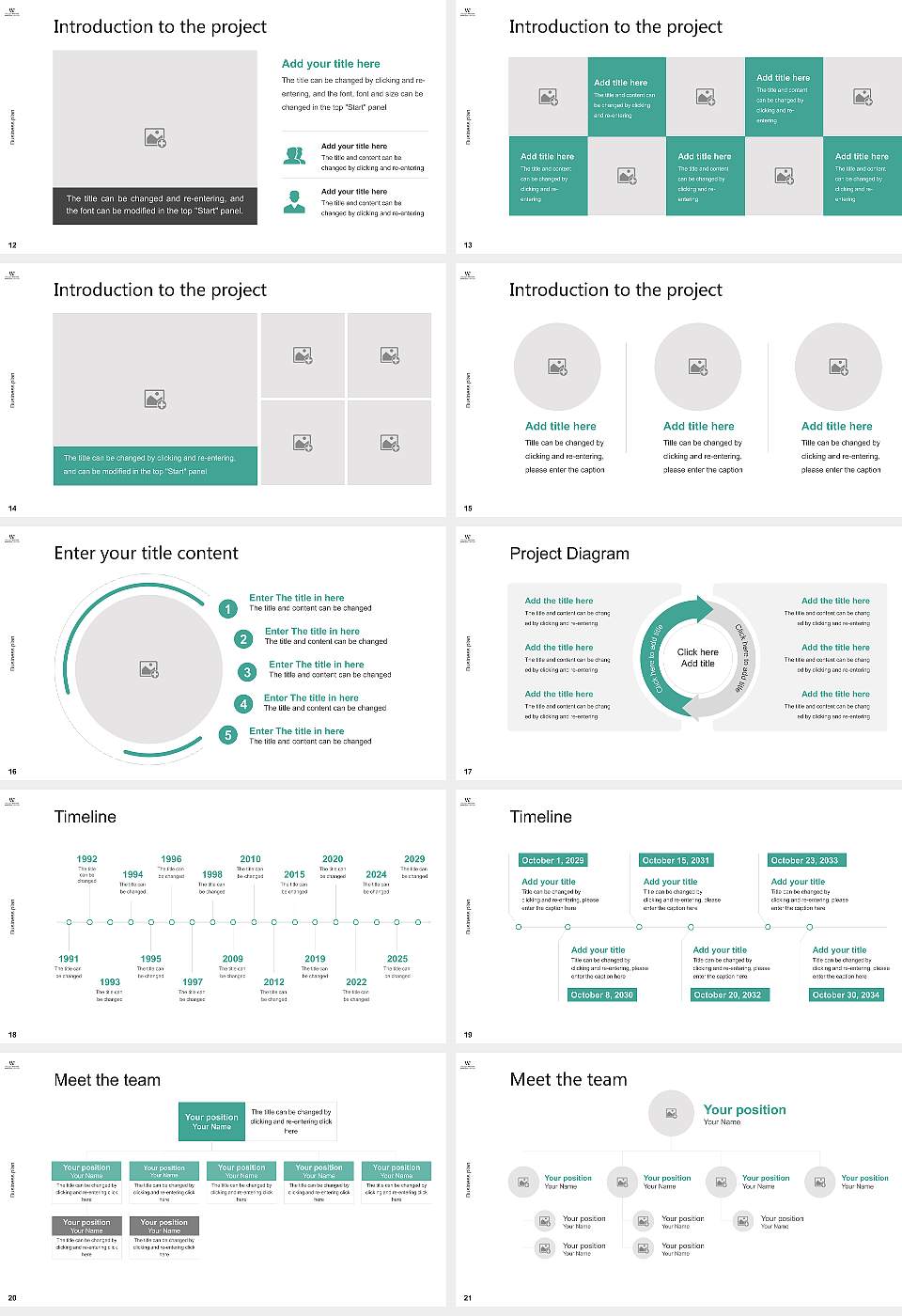 Wrexham Glynd?r University Competition/Entrepreneurship Contest PPT Template16:9 ratio PPT effect preview image3