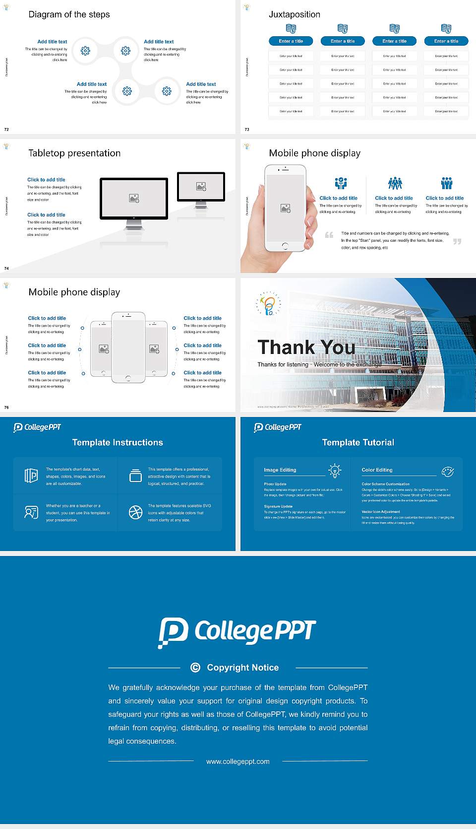 Korea Polytechnic VII Busan Competition/Entrepreneurship Contest PPT Template16:9 ratio PPT effect preview image9
