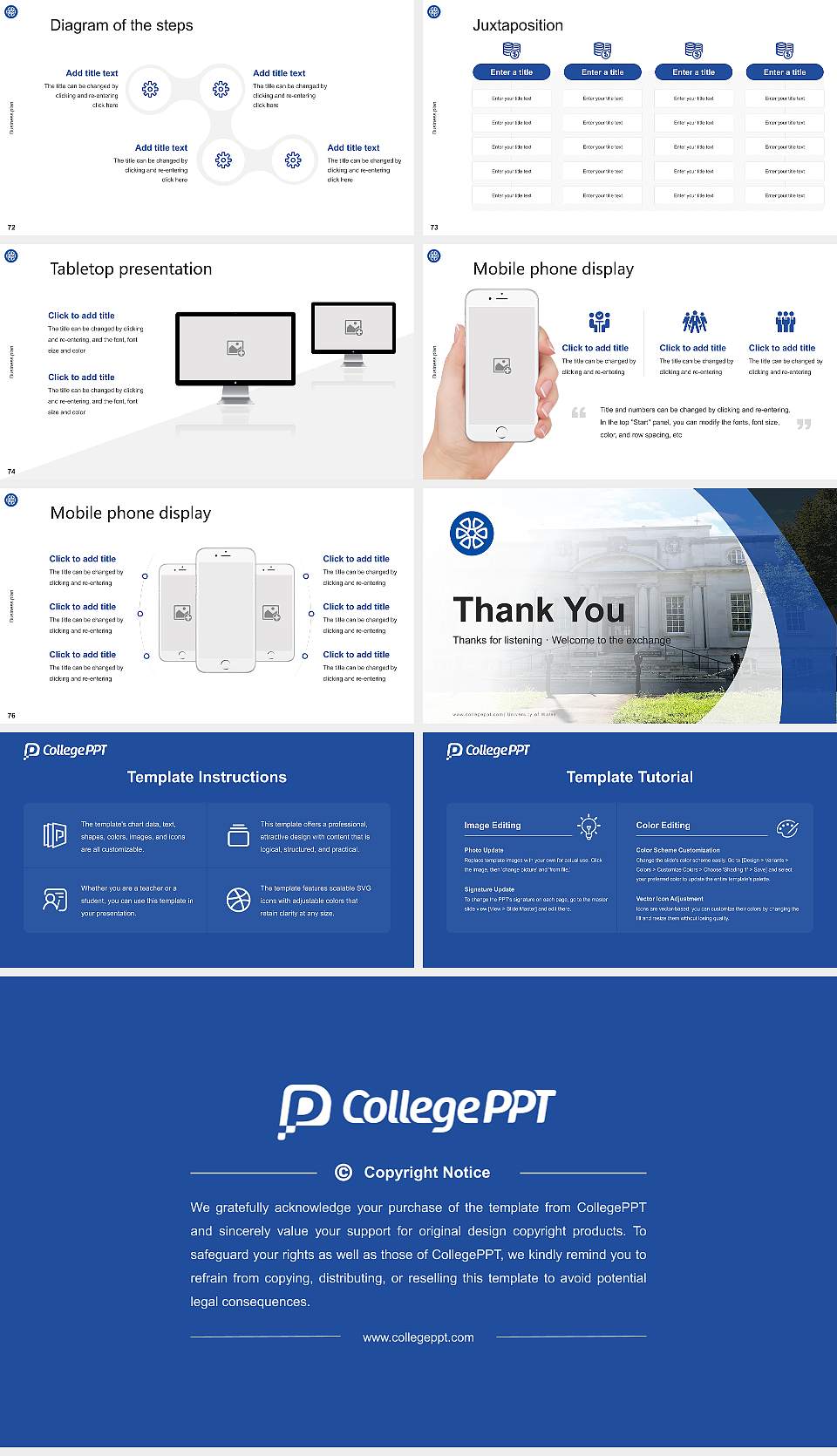 University of Wales Competition/Entrepreneurship Contest PPT Template16:9 ratio PPT effect preview image9