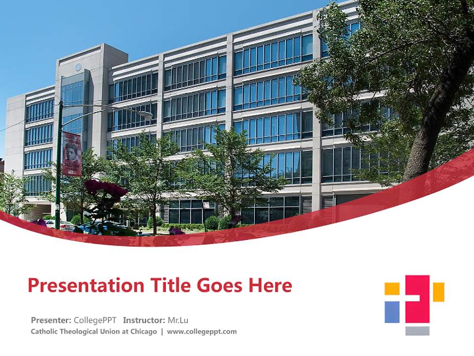 Catholic Theological Union at Chicago Course/Courseware Creation PPT Template4:3 ratio PPT effect preview image5