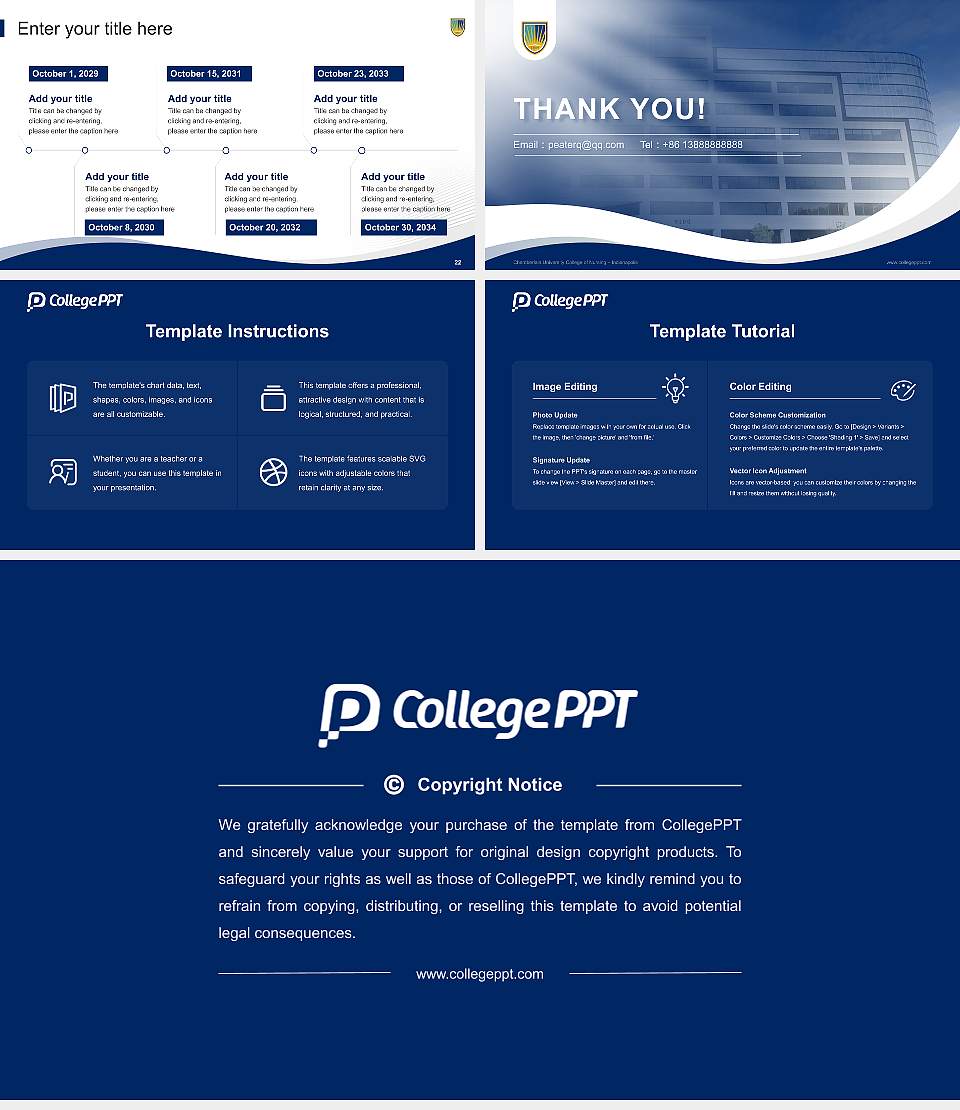 Chamberlain University College of Nursing – Indianapolis Lecture Sharing and Networking Event PPT Template16:9 ratio PPT effect preview image4