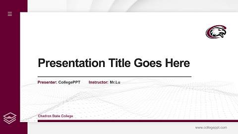 Chadron State College Thesis Proposal/Graduation Defense PPT Template