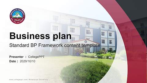 Himalayiya University Competition/Entrepreneurship Contest PPT Template