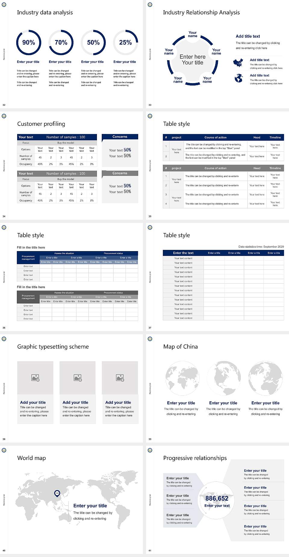 C.T. University Competition/Entrepreneurship Contest PPT Template4:3 ratio PPT effect preview image5