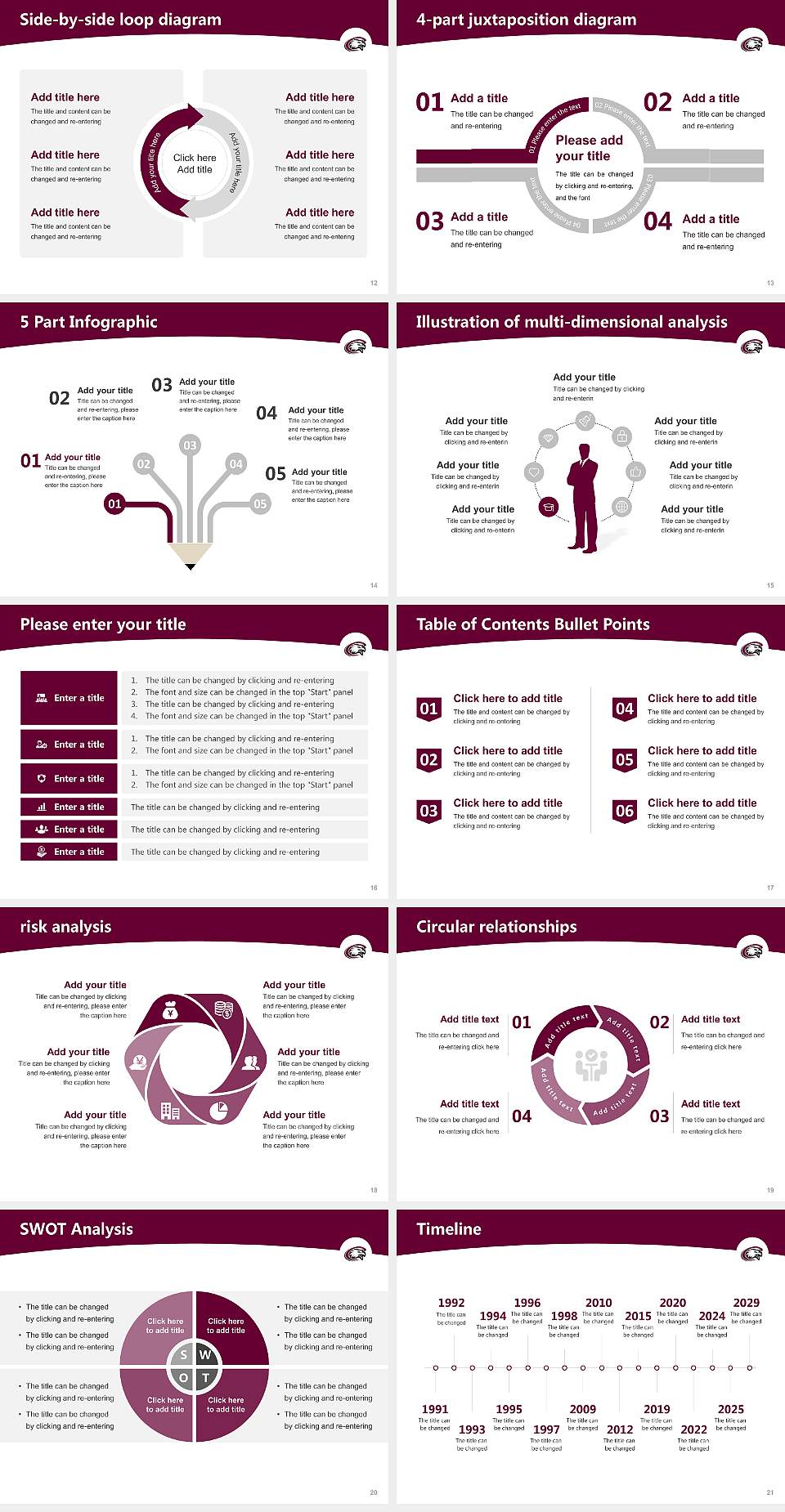 Chadron State College Academic Presentation/Research Findings Report PPT Template4:3 ratio PPT effect preview image3