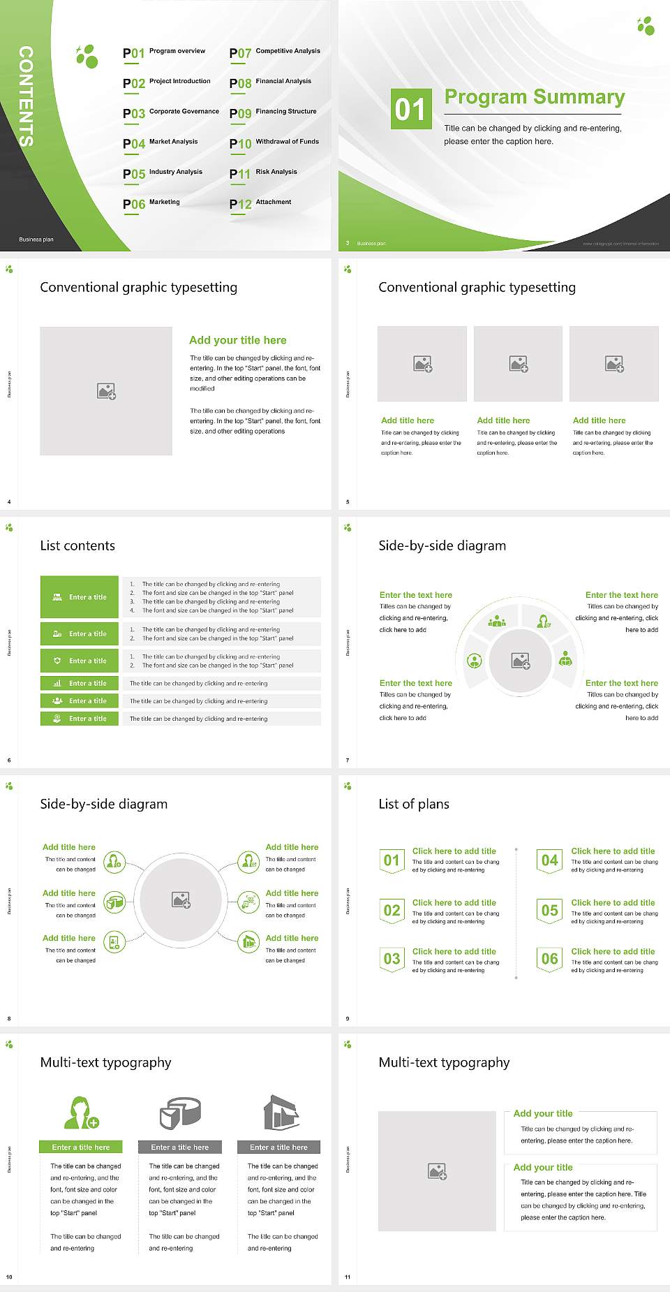 Gifu Kyoritsu University Competition/Entrepreneurship Contest PPT Template4:3 ratio PPT effect preview image2