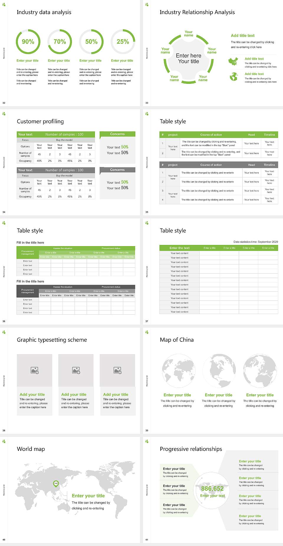 Gifu Kyoritsu University Competition/Entrepreneurship Contest PPT Template4:3 ratio PPT effect preview image5