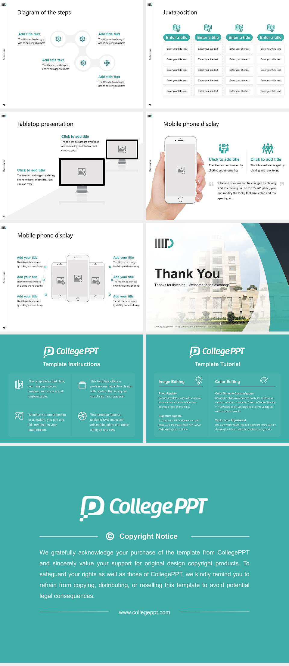 Indraprastha Institute of Information Technology Competition/Entrepreneurship Contest PPT Template4:3 ratio PPT effect preview image9