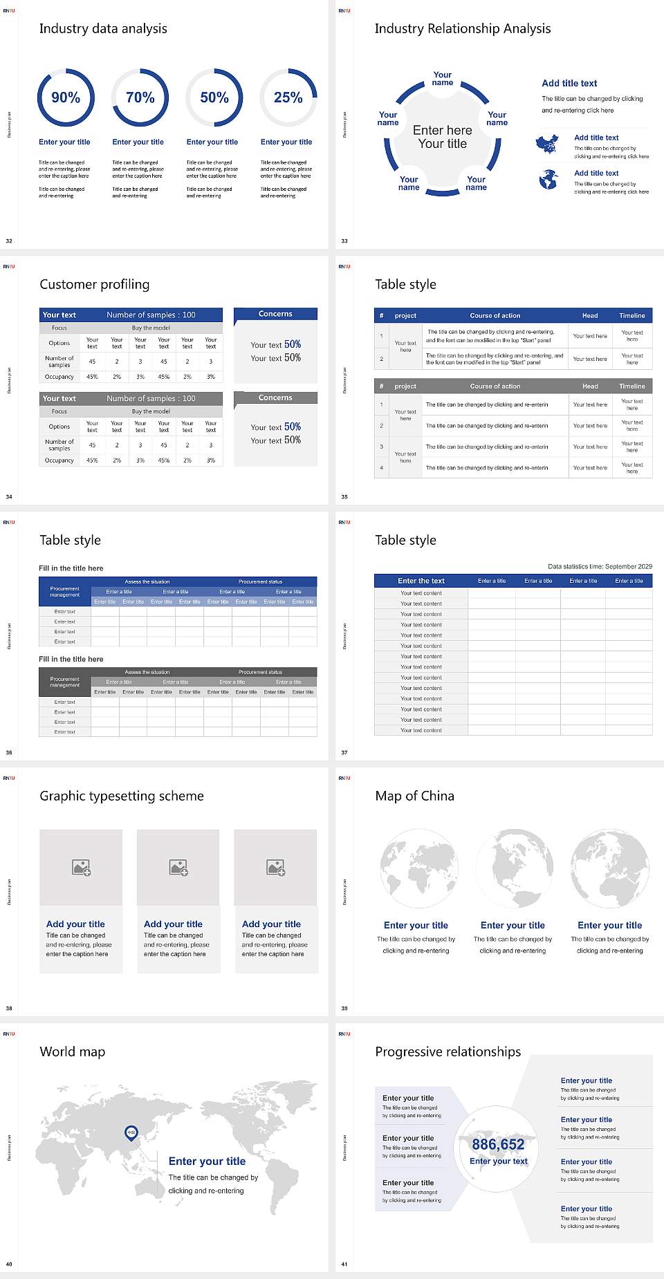 Rabindranath Tagore University Competition/Entrepreneurship Contest PPT Template4:3 ratio PPT effect preview image5