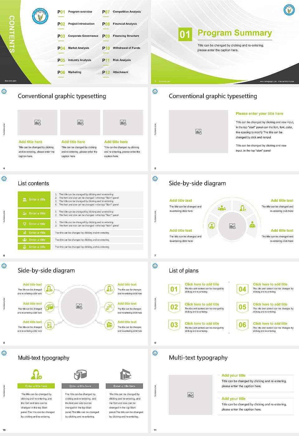 Indira Gandhi Krishi Vishwavidyalaya Competition/Entrepreneurship Contest PPT Template16:9 ratio PPT effect preview image2