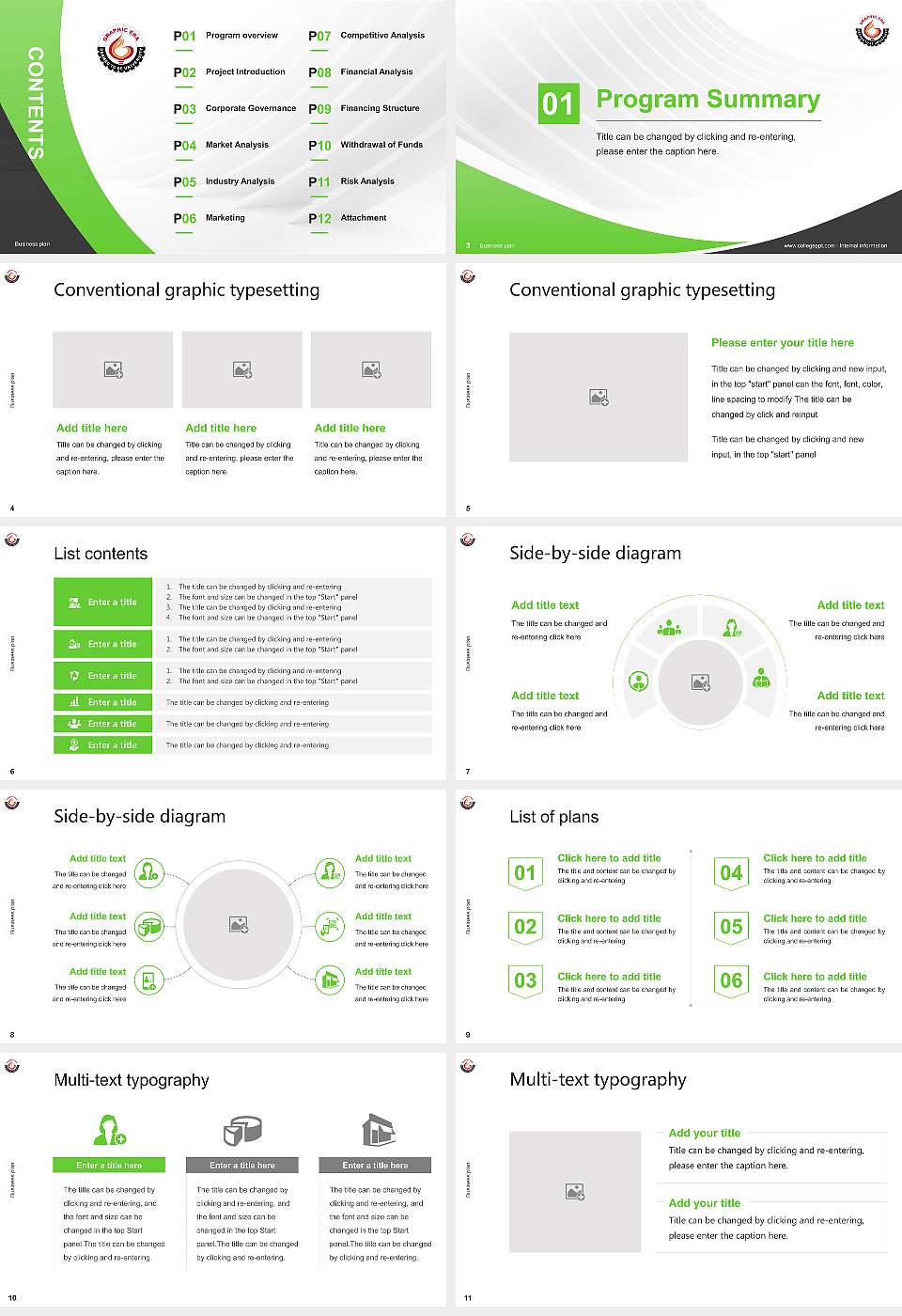 Graphic Era Hill University Competition/Entrepreneurship Contest PPT Template16:9 ratio PPT effect preview image2