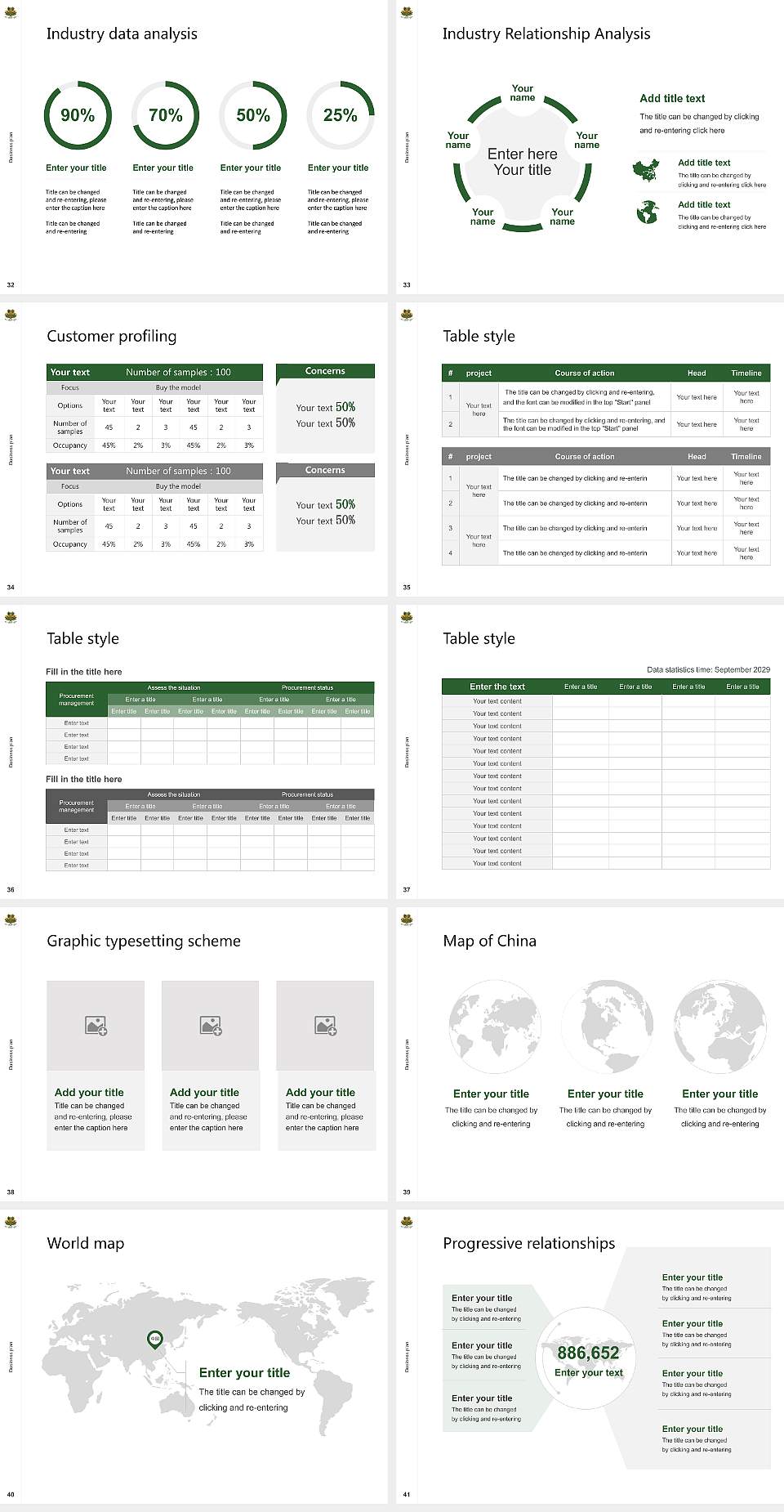 G.L.A. University Competition/Entrepreneurship Contest PPT Template4:3 ratio PPT effect preview image5