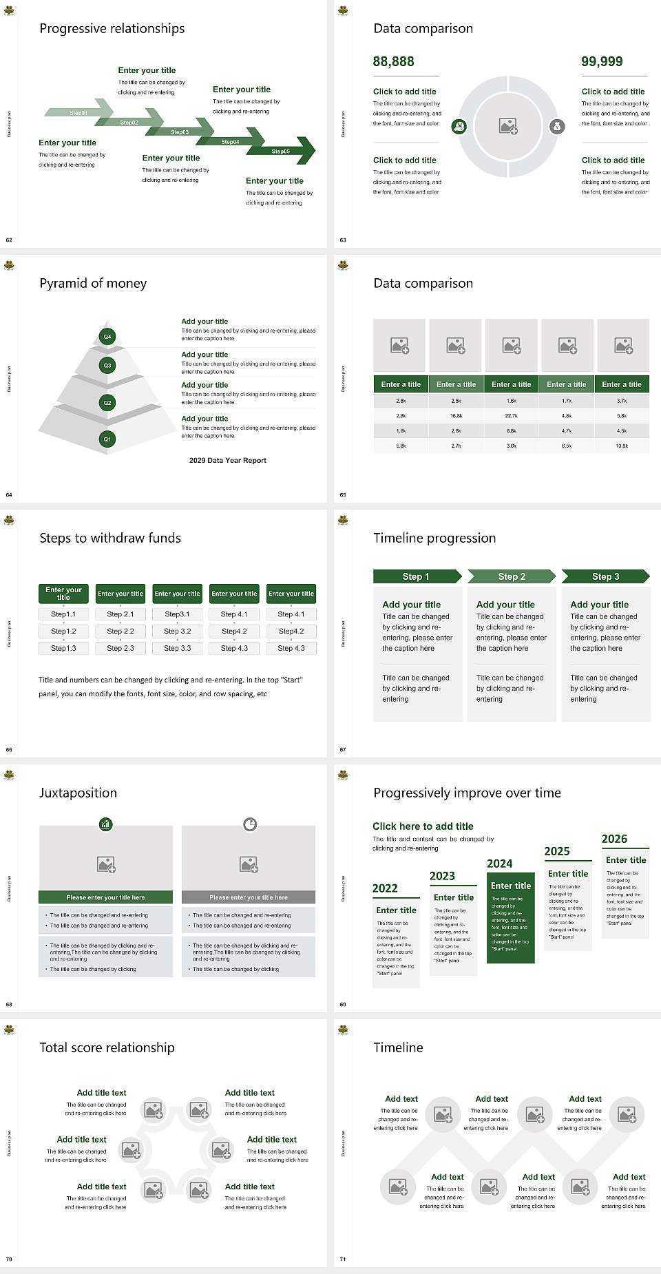 G.L.A. University Competition/Entrepreneurship Contest PPT Template4:3 ratio PPT effect preview image8