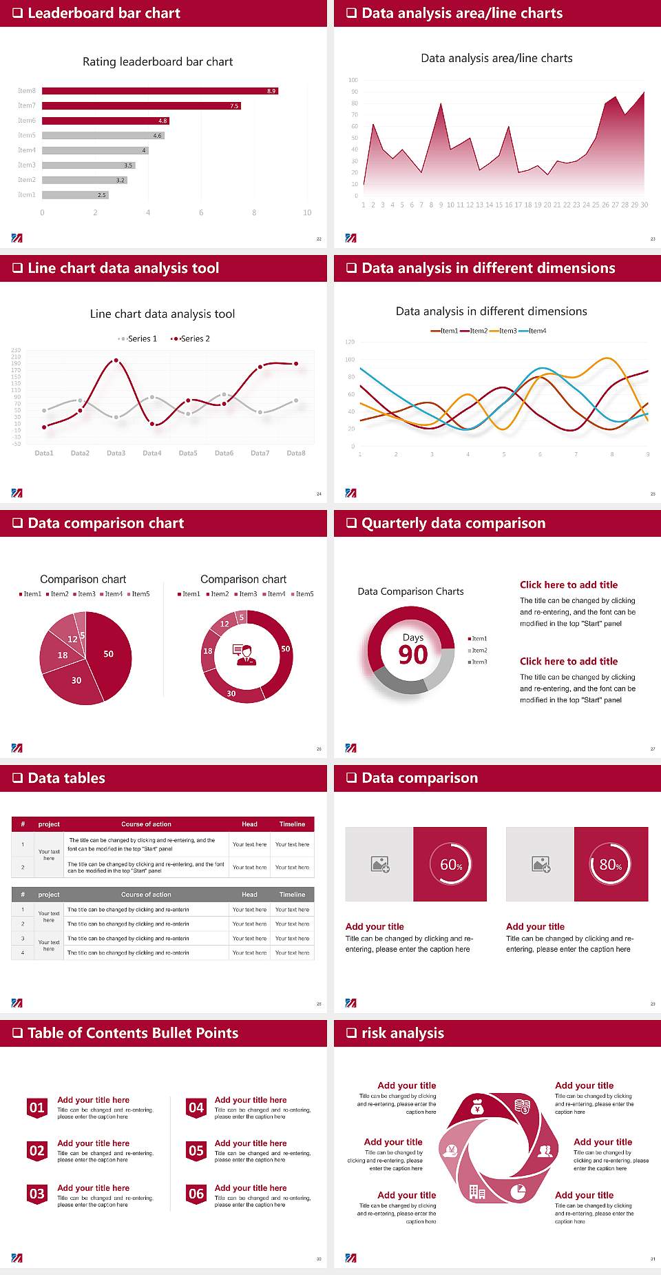 University of Massachusetts Global General Purpose PPT Template4:3 ratio PPT effect preview image4