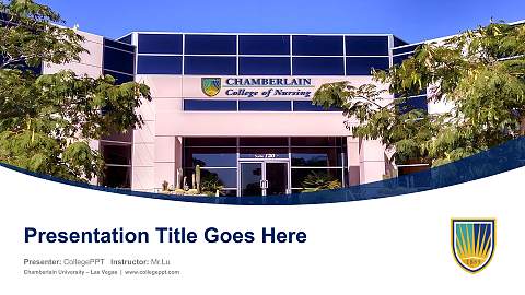 Chamberlain University – Las Vegas Course/Courseware Creation PPT Template