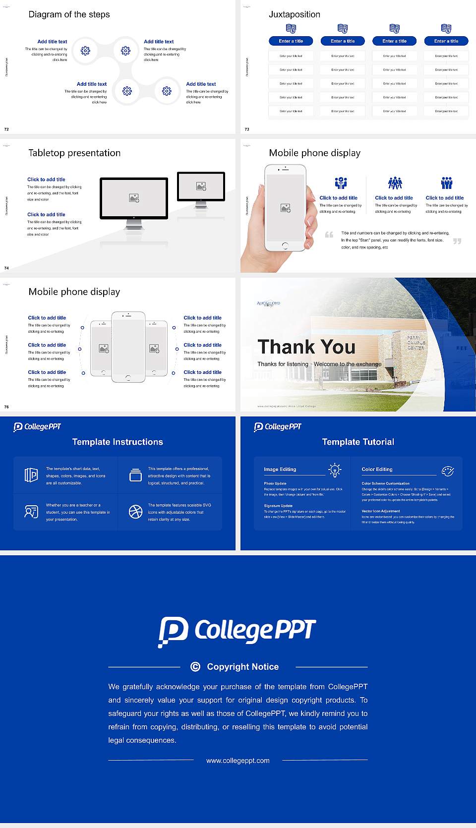 Alice Lloyd College Competition/Entrepreneurship Contest PPT Template16:9 ratio PPT effect preview image9