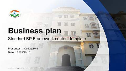 Dr. K.N. Modi University Competition/Entrepreneurship Contest PPT Template