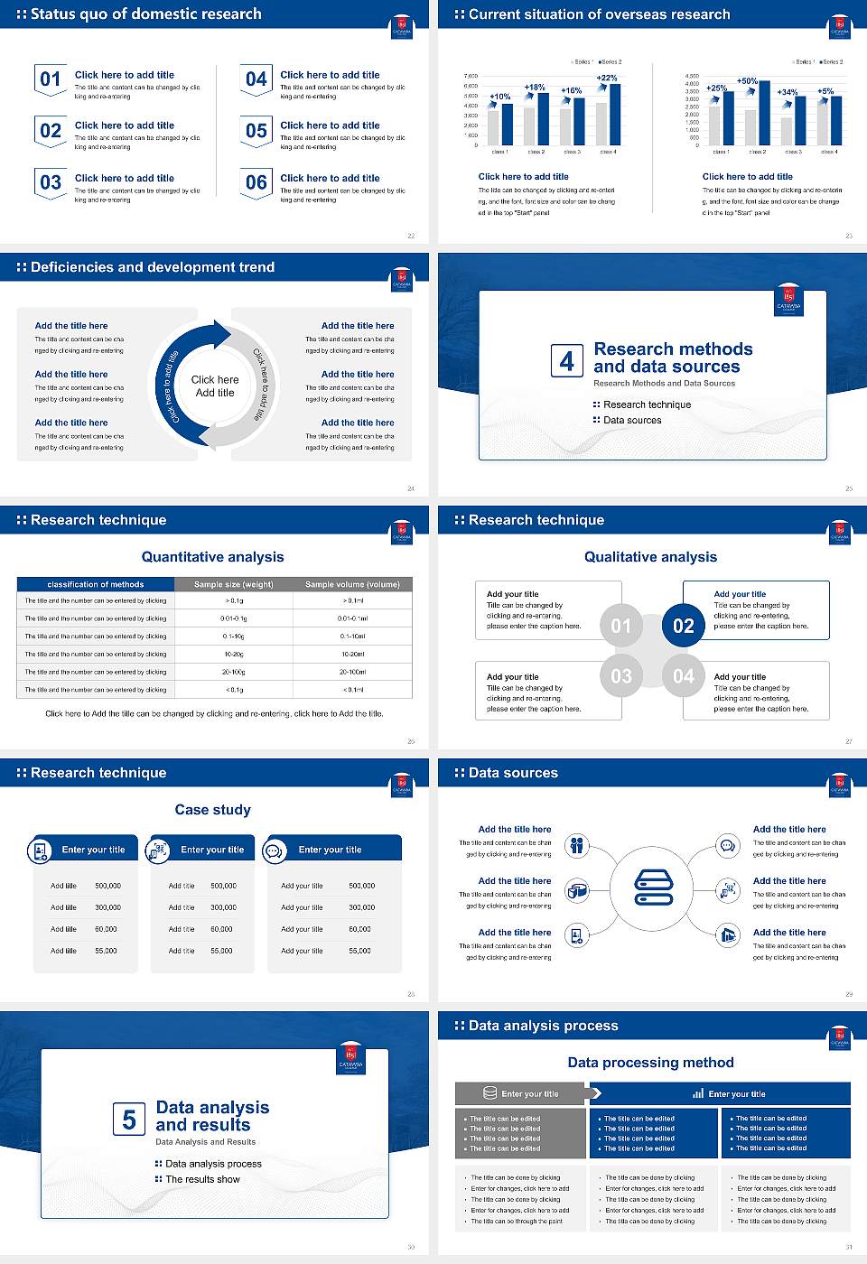 Catawba College Graduation Thesis Defense PPT Template16:9 ratio PPT effect preview image4
