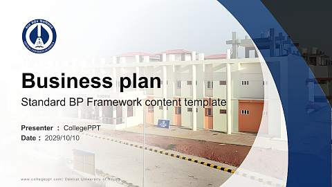 Central University of Kerala Competition/Entrepreneurship Contest PPT Template