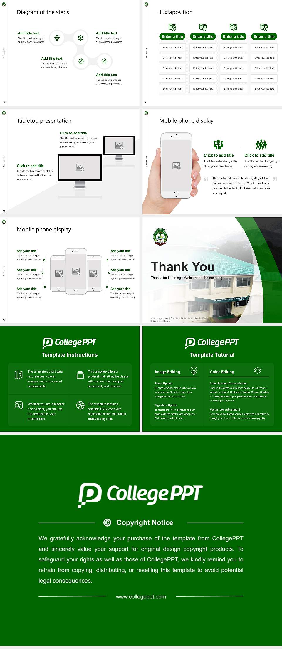 Chaudhary Sarwan Kumar Himachal Pradesh Krishi Vishvavidyalaya Competition/Entrepreneurship Contest PPT Template4:3 ratio PPT effect preview image9