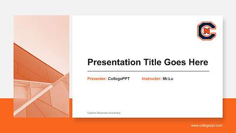 Carson-Newman University General Purpose PPT Template