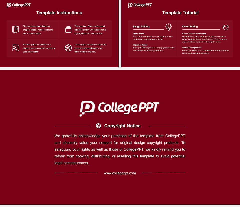 Central Christian College of the Bible Academic Presentation/Research Findings Report PPT Template16:9 ratio PPT effect preview image5