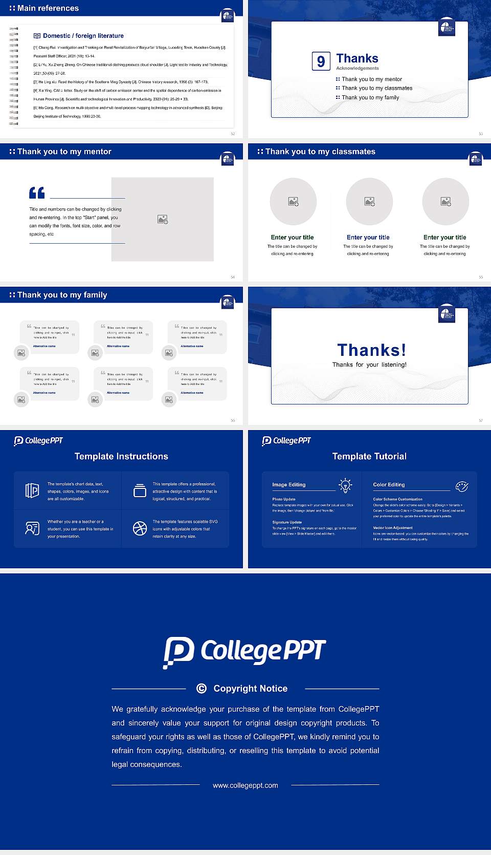 Central Christian College of Kansas Graduation Thesis Defense PPT Template16:9 ratio PPT effect preview image7