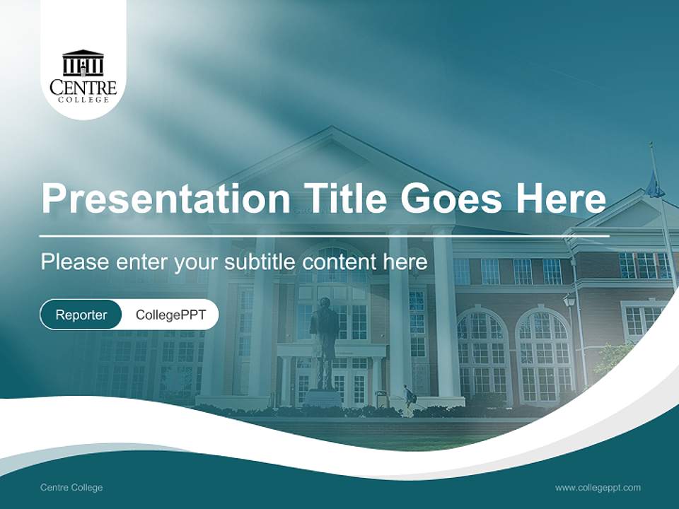 Centre College Lecture Sharing and Networking Event PPT Template4:3 ratio PPT effect preview image4