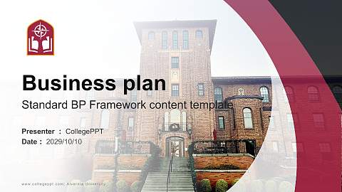 Alvernia University Competition/Entrepreneurship Contest PPT Template