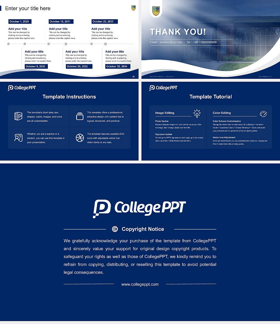 Chamberlain University – Sacramento Lecture Sharing and Networking Event PPT Template16:9 ratio PPT effect preview image4