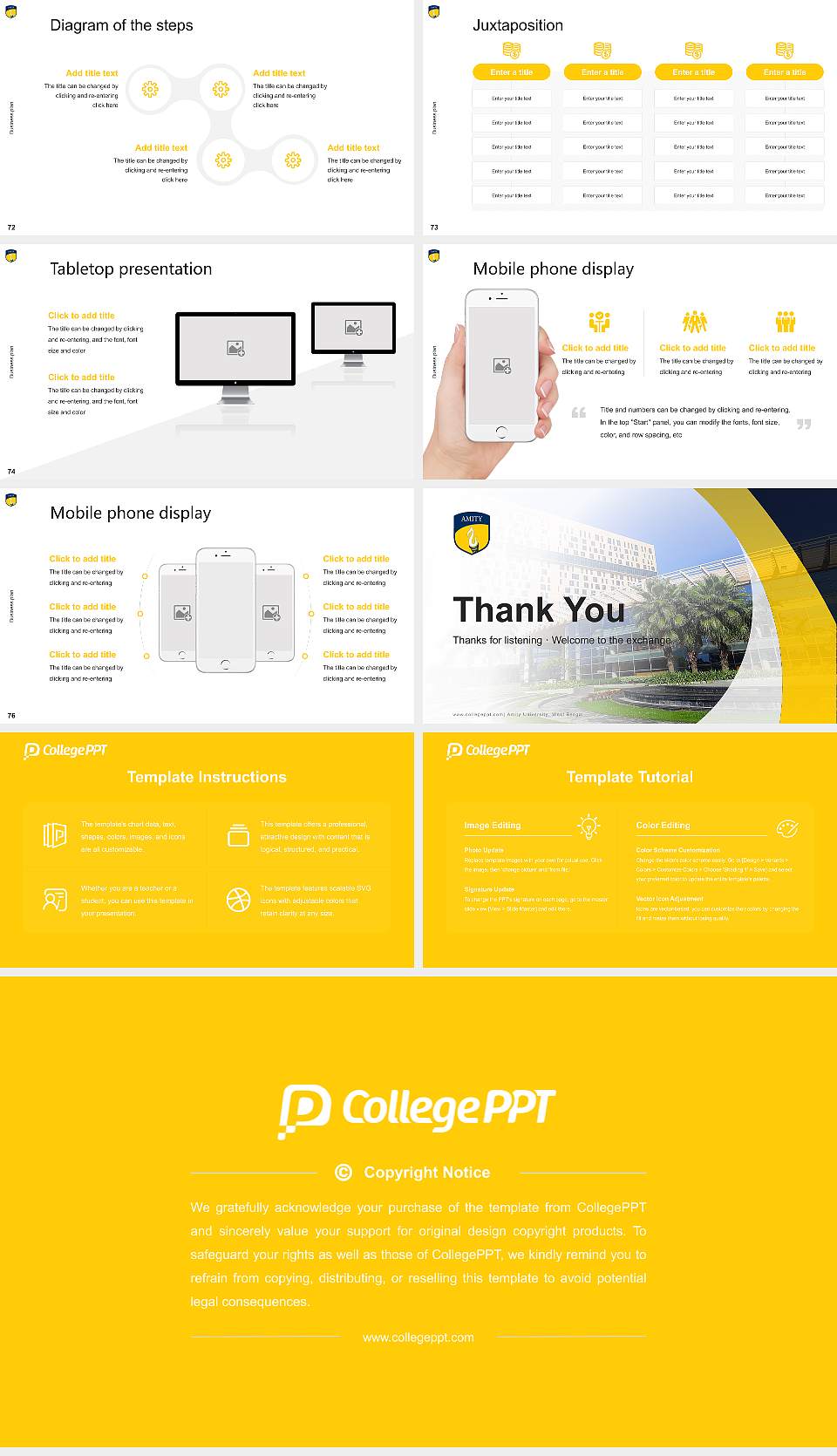 Amity University, West Bengal Competition/Entrepreneurship Contest PPT Template16:9 ratio PPT effect preview image9