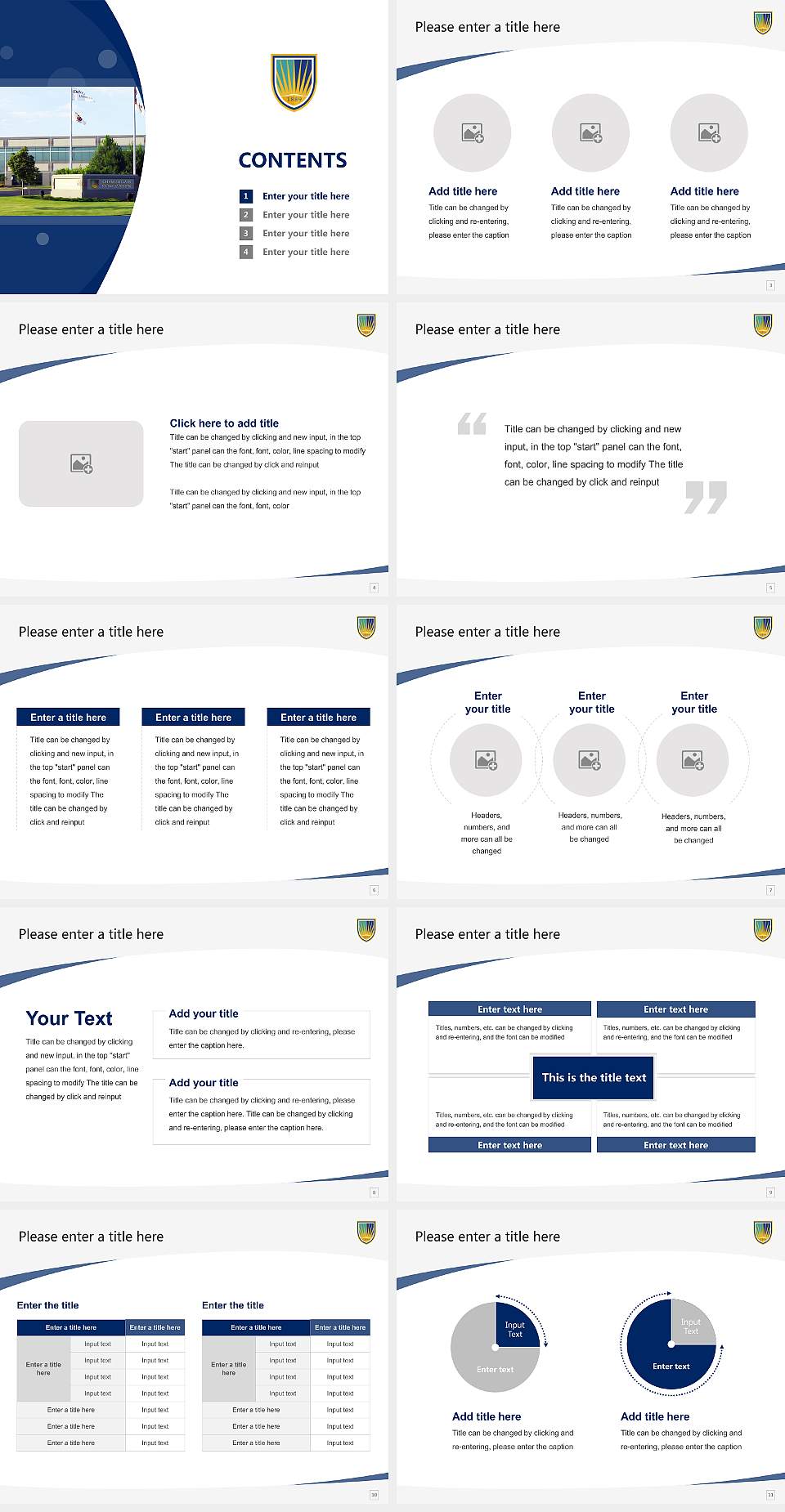 Chamberlain University – Atlanta Course/Courseware Creation PPT Template4:3 ratio PPT effect preview image2