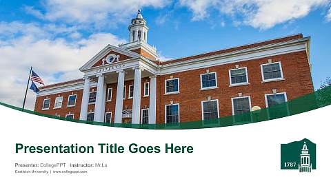 Castleton University Course/Courseware Creation PPT Template