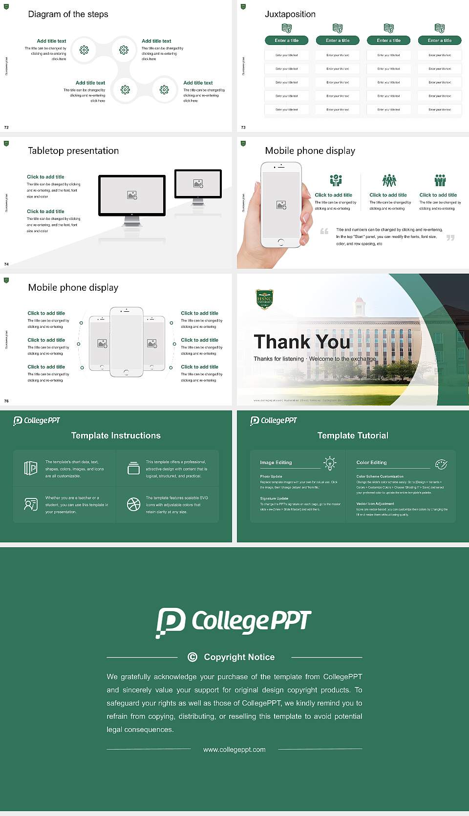 Hyderabad (Sind) National Collegiate University Competition/Entrepreneurship Contest PPT Template16:9 ratio PPT effect preview image9