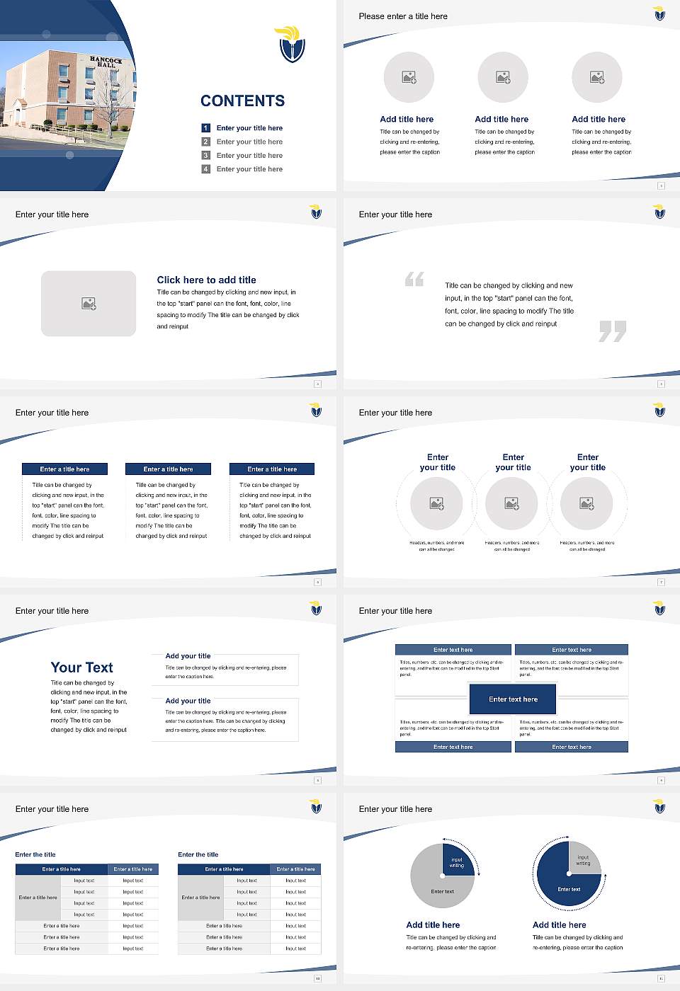 Champion Christian College Course/Courseware Creation PPT Template16:9 ratio PPT effect preview image2