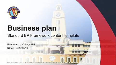 Birla Institute of Technology & Science, Pilani Competition/Entrepreneurship Contest PPT Template