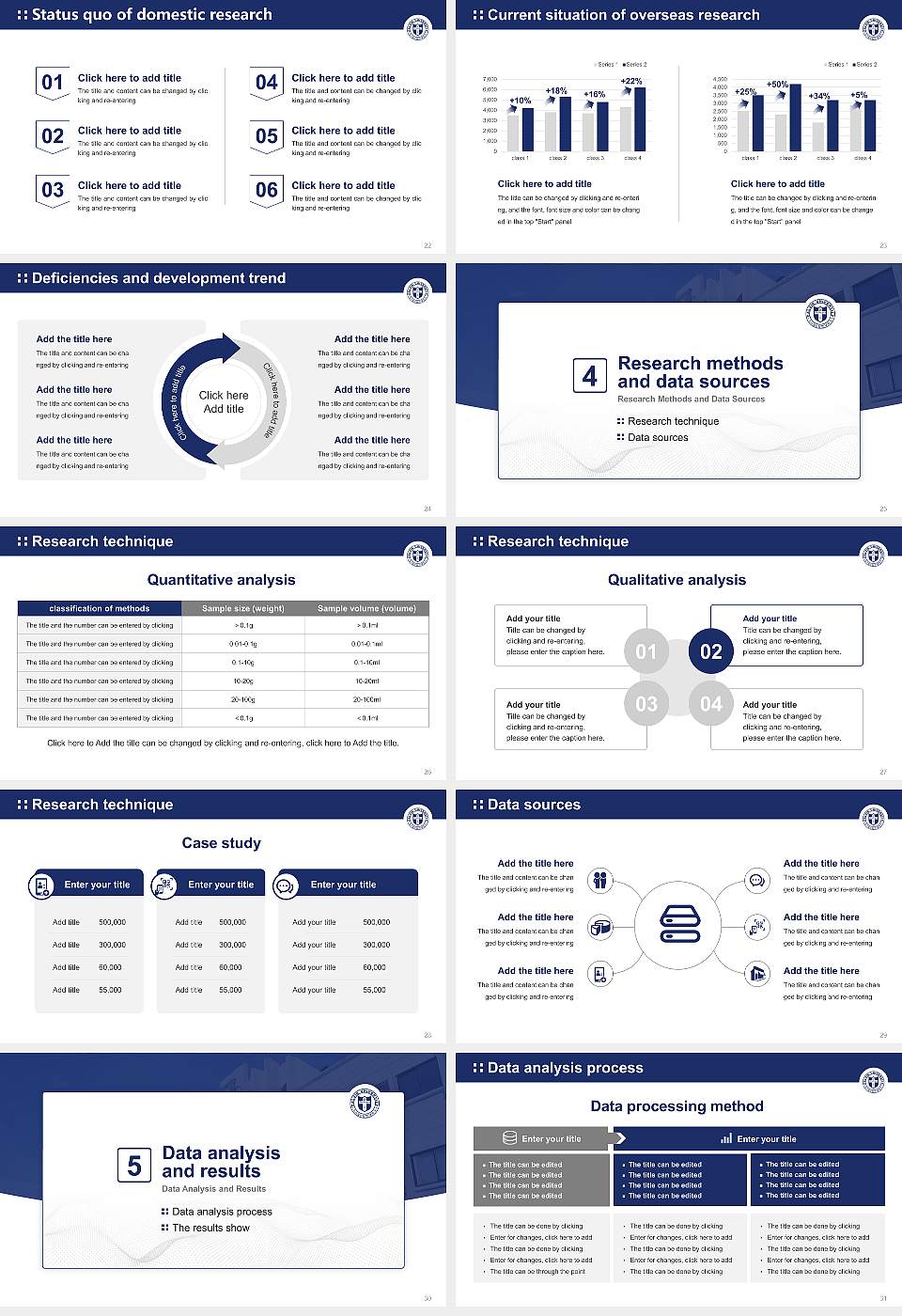 Calvin University Graduation Thesis Defense PPT Template16:9 ratio PPT effect preview image4