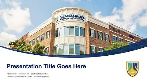 Chamberlain University – Charlotte Course/Courseware Creation PPT Template