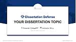 Cazenovia College학위 논문 방어PPT 템플릿