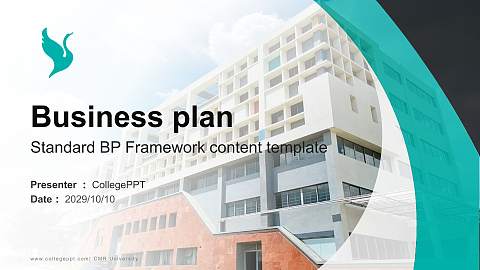 CMR University Competition/Entrepreneurship Contest PPT Template