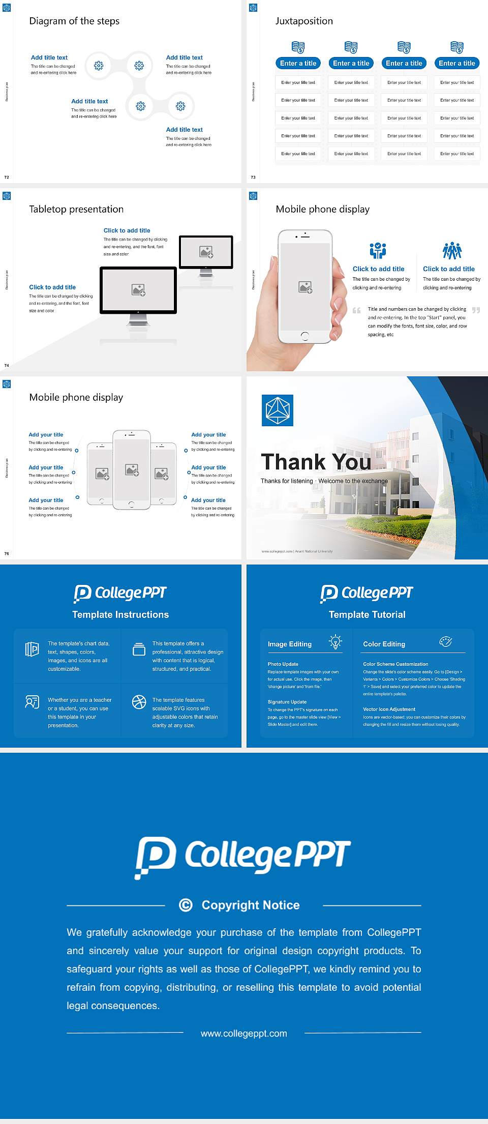 Anant National University Competition/Entrepreneurship Contest PPT Template4:3 ratio PPT effect preview image9