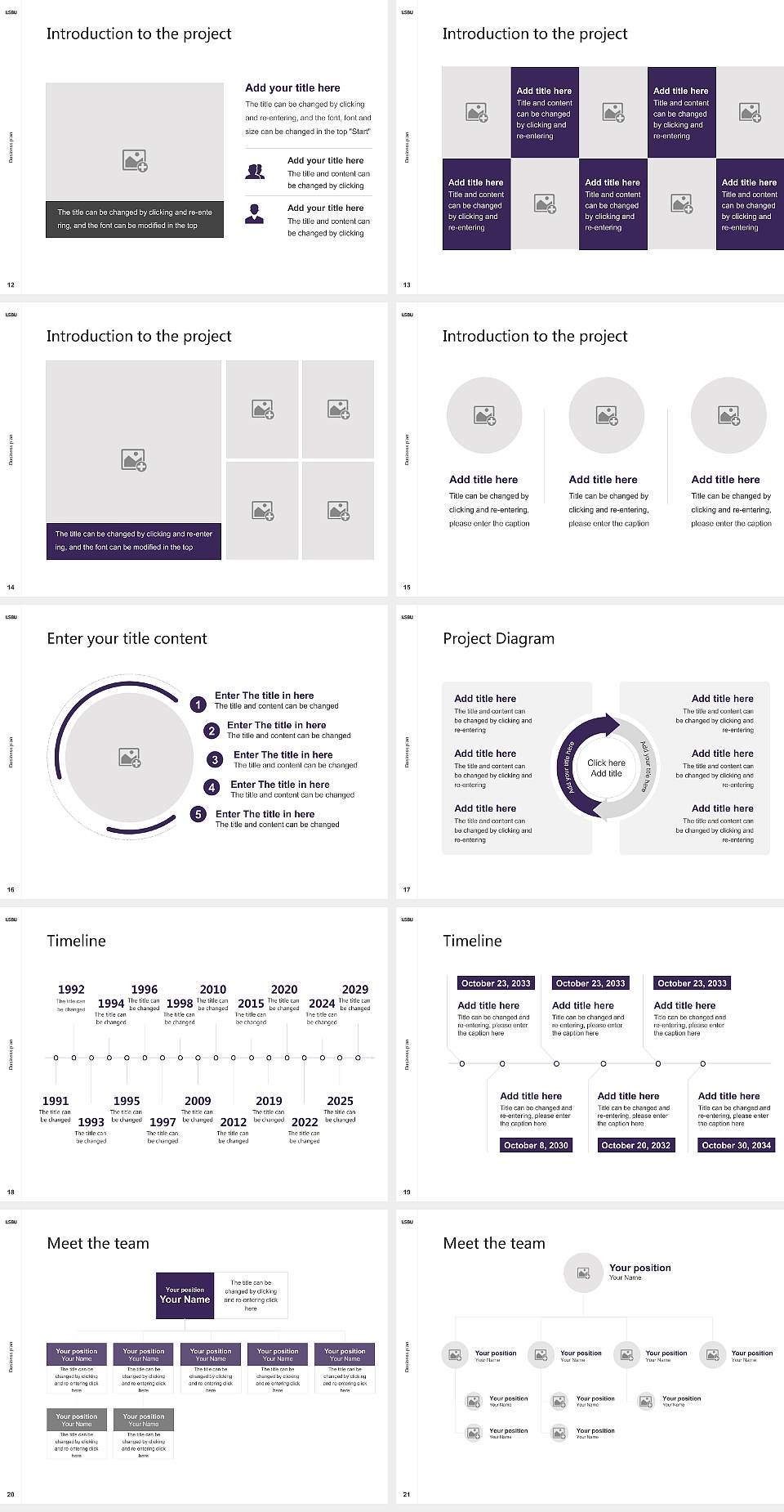 London South Bank University Competition/Entrepreneurship Contest PPT Template4:3 ratio PPT effect preview image3